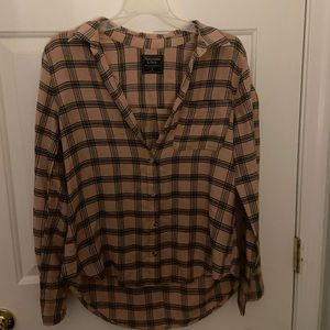 Womens oversized flannel from Abercrombie and Fitch